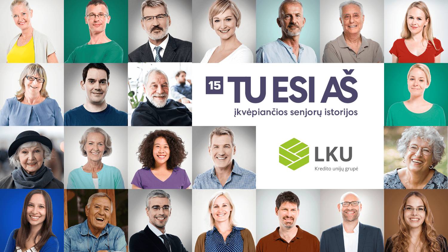 Kredito unijos prisijungė prie socialinio projekto TU ESI AŠ: amžėjančių istorijos ir metų senjoro rinkimai